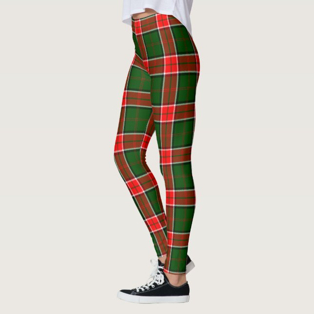 Scotstee Clan Pollock Tartan Women Leggings (Left)
