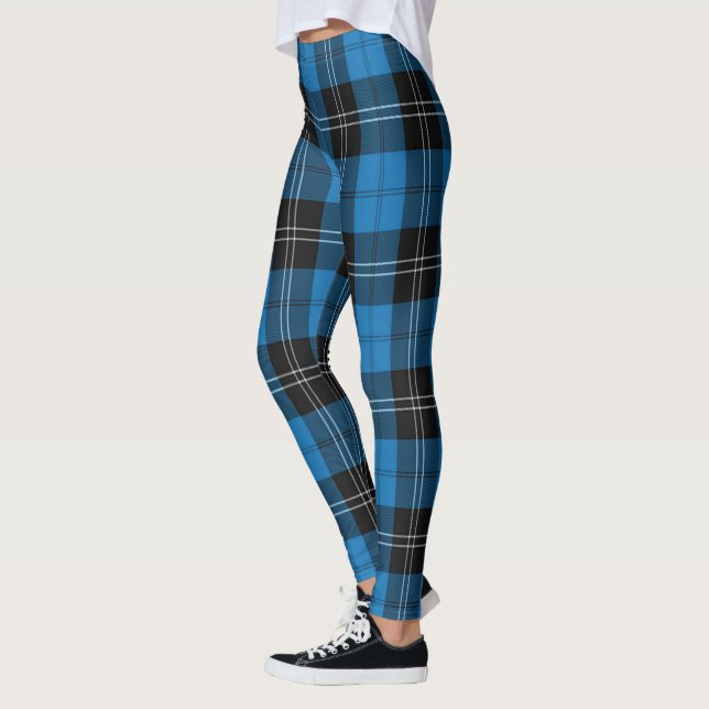 Scotstee Clan Ramsay Blue Ancient Tartan Women Leggings (Left)