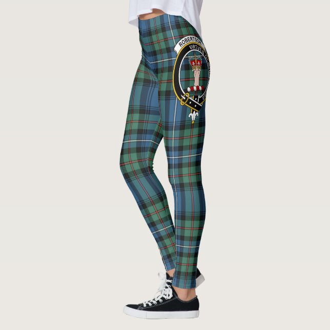 Scotstee Clan Robertson Hunting Ancient Crest Leggings (Left)