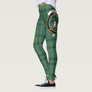 Scotstee Clan Ross Hunting Ancient Crest Tartan Leggings