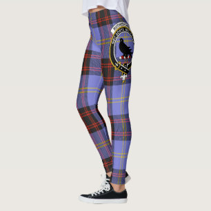 Scotstee Clan Rutherford Crest Tartan Women Leggings