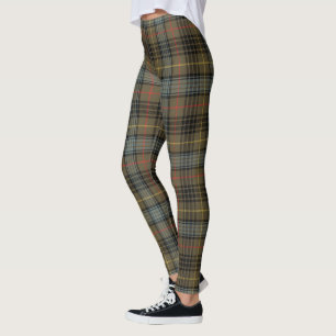Scotstee Clan Stewart Hunting Weathered Tartan Leggings