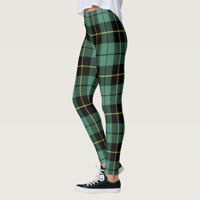Scotstee Clan Wallace Ancient Tartan Women Legging (Gauche)