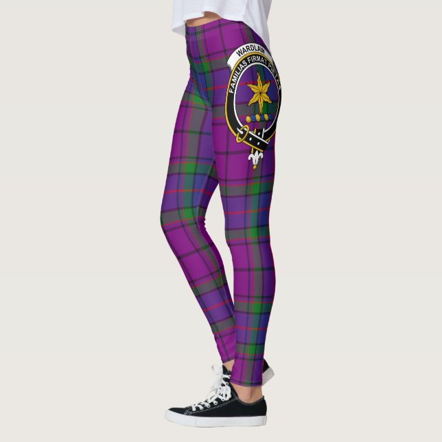Scotstee Clan Wardlaw Crest Tartan Women Leggings (Left)