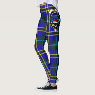 Scotstee Clan Weir Crest Tartan Women Leggings