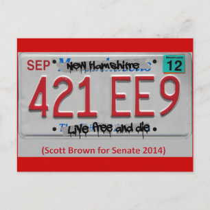 Scott Brown for Senate 2014 Postcard