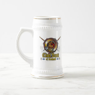 Scott Clan Badge Beer Stein
