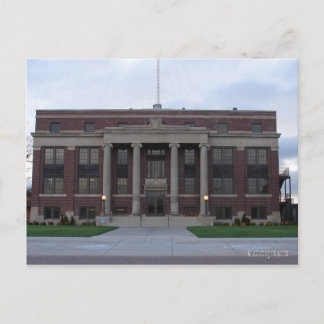 Scott County, Kansas Courthouse Postcard