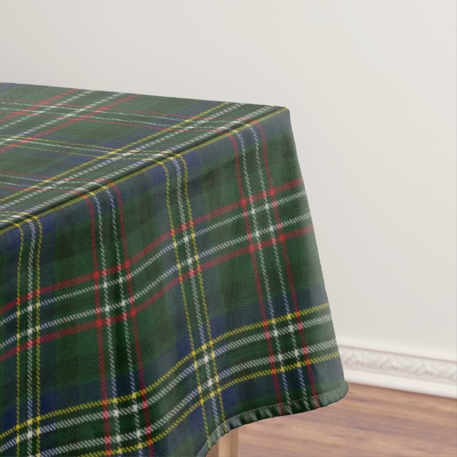 Scott Green Modern  Original Scottish Tartan  Tablecloth (In Situ)