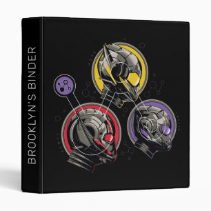 Scott, Hope, & Cassie Pym Particle Helmet Graphic Binder