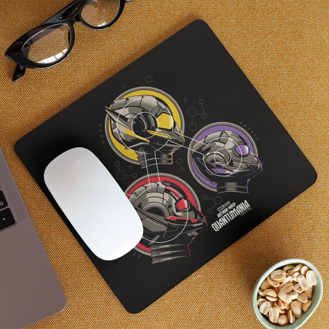 Scott, Hope, & Cassie Pym Particle Helmet Graphic Mouse Pad (Creator Uploaded)