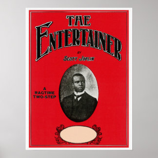 Scott Joplin Song Sheet Cover Poster