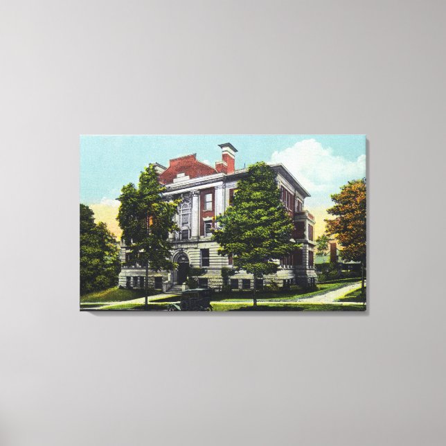 Scott Laboratory of Wesleyan University Canvas Print (Front)