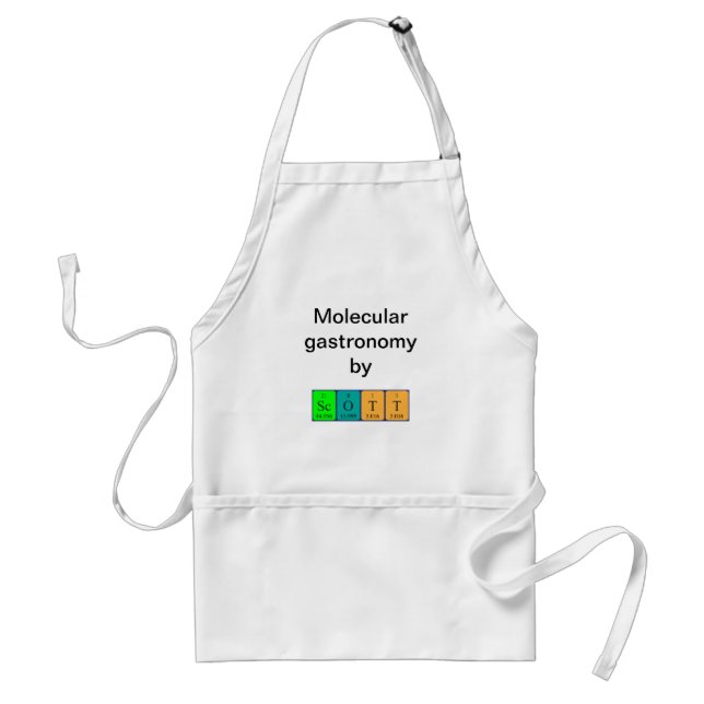 Scott periodic table name apron (Front)