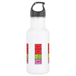 Scott periodic table name water bottle