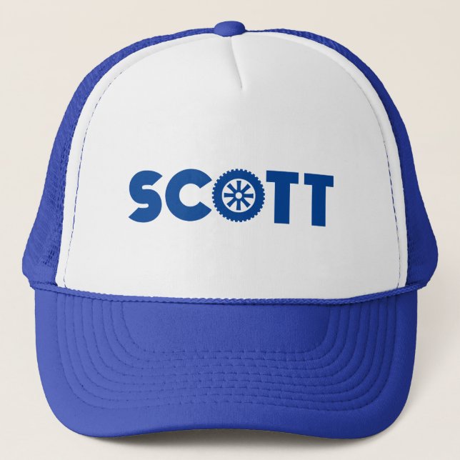 Scott Petrol Head Trucker Hat (Front)