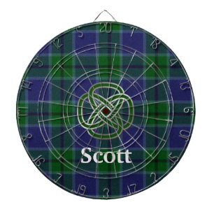 Scott Plaid avec Cible de flechettes de noeud celt