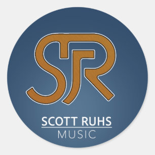 Scott Ruhs Logo Classic Round Sticker