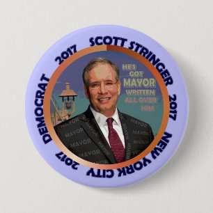 Scott Stringer for NYC Mayor 2017 3 Inch Round Button