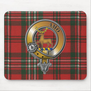 Scott Tartan & Badge Mouse Pad