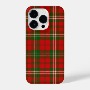 Scott tartan red green plaid iPhone 14 pro case