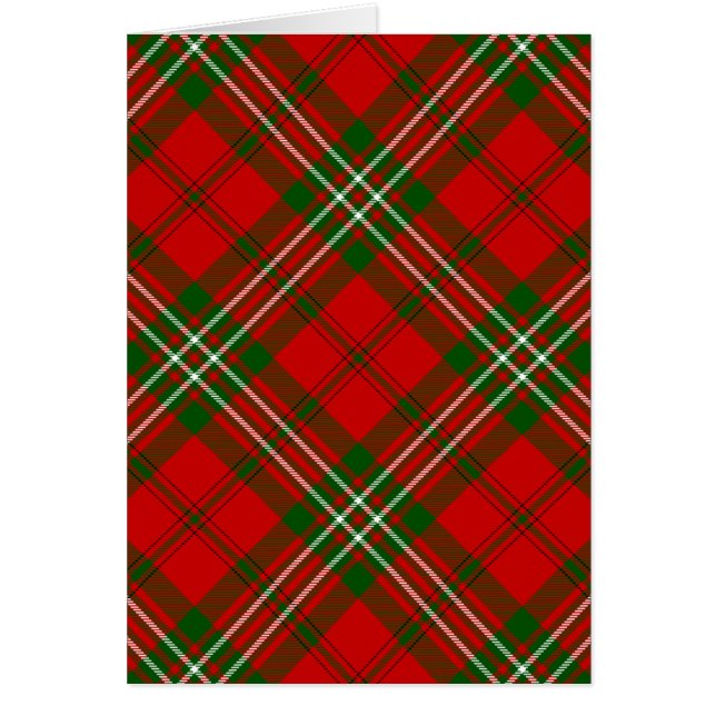 Scott tartan rouge vert plaid (Devant)