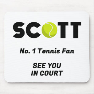 Scott Tennis Mouse Pad