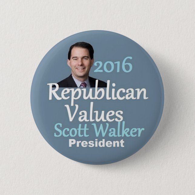 Scott WALKER 2016 2 Inch Round Button (Front)
