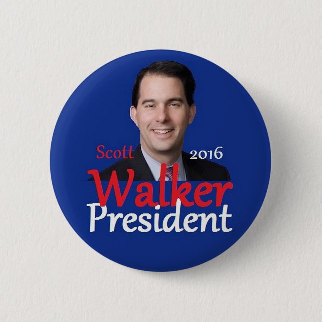 Scott WALKER 2016 2 Inch Round Button (Front)