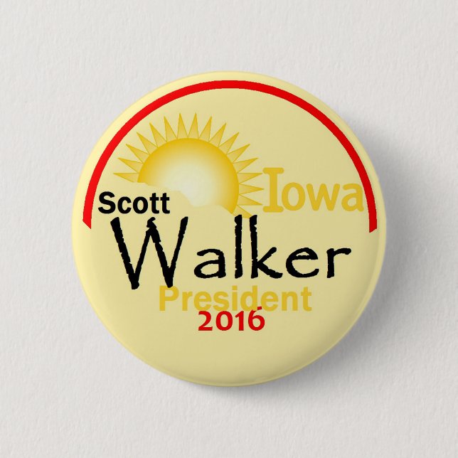 Scott WALKER 2016 2 Inch Round Button (Front)