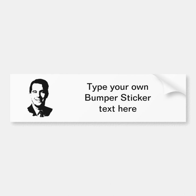 Scott Walker Campaign Bumper Sticker (Front)