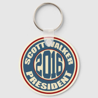 Scott Walker President 2016 Keychain