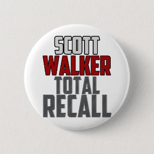 Scott Walker - Total Recall 2 Inch Round Button