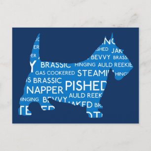 scottie Auld Reekie Scottish Slang.png Carte posta