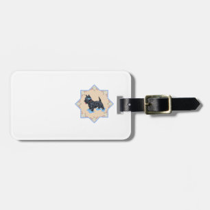 Scottie Blue FlipFlops Luggage Tag