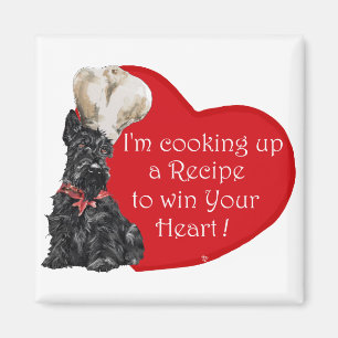 Scottie Chef Valentine Magnet