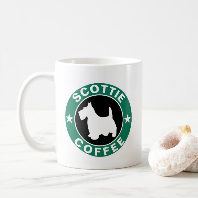 SCOTTIE Coffee Coffee Mug (With Donut)