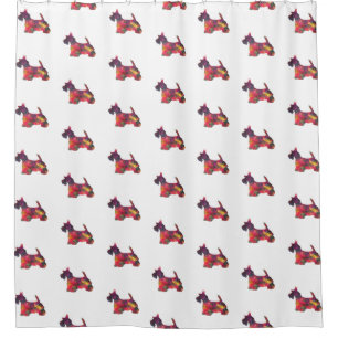 Scottie Dog Breed Geo Silhouette Multi