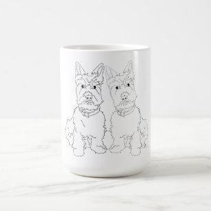 Scottie Dog Duo Coffee Mug