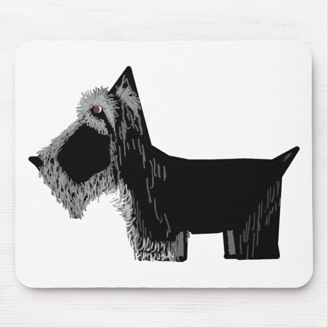 Scottie Dog Mouse Pad (Front)