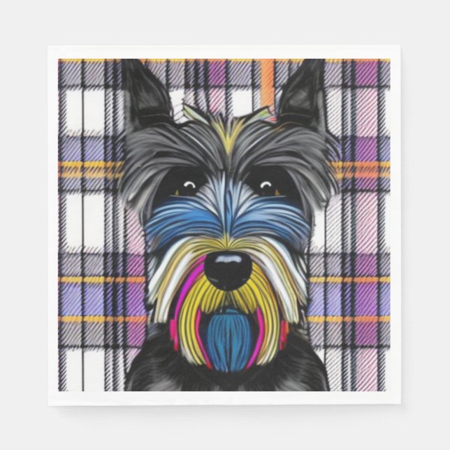 Scottie Dog Napkin (Front)