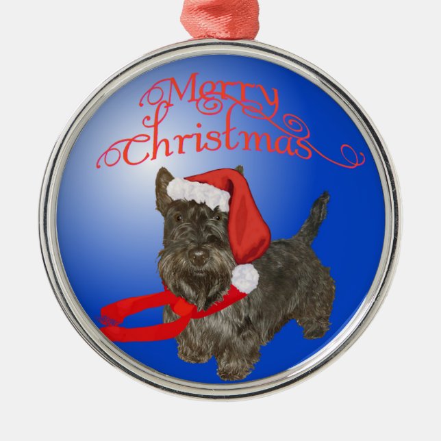Scottie Dog Ornament (Front)