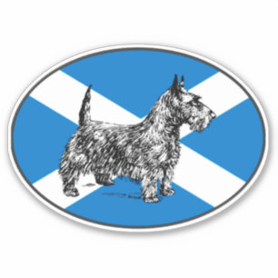 Scottie Dog Scottish Terrier  Scotland vinyl
