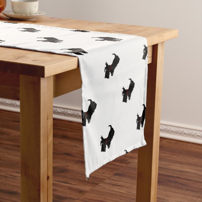Scottie Dog Short Table Runner (In Situ)