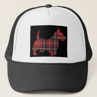 Scottie Dog Tartan Trucker Hat