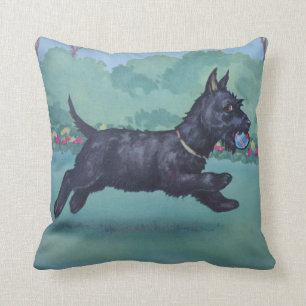 Scottie Dog Throw Pillow