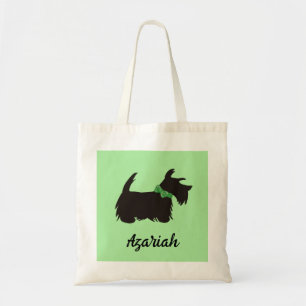 Scottie dog Tote bag, Scottish terrier Bag