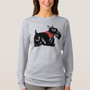 Scottie Dog Women's Long Sleeve T-Shirt