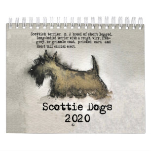 Scottie Dogs 2020 Calendar