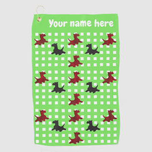 Scottie Dogs Golf Towel